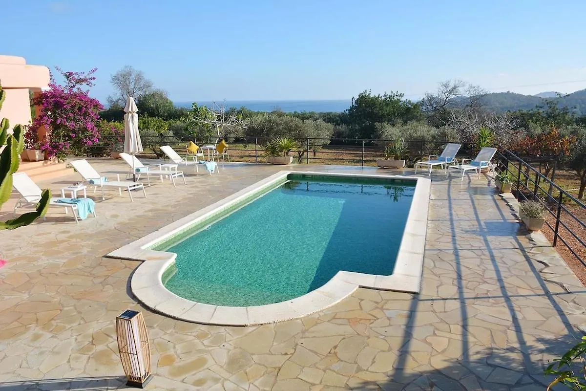 Charming Traditional Sea View Home Es Cana Hiszpania